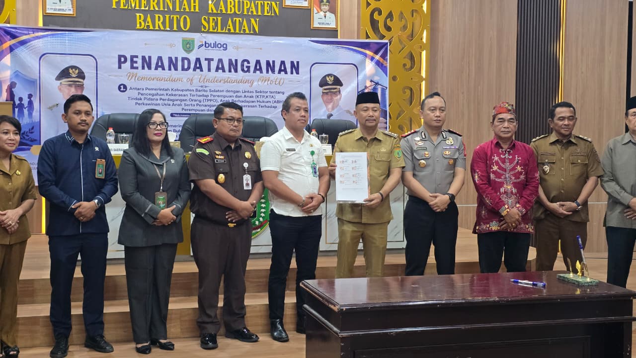 Perkawinan Dini hingga Kekerasan Anak Jadi Alarm, Kemenag Barsel Ikut Teken MoU Pencegahan