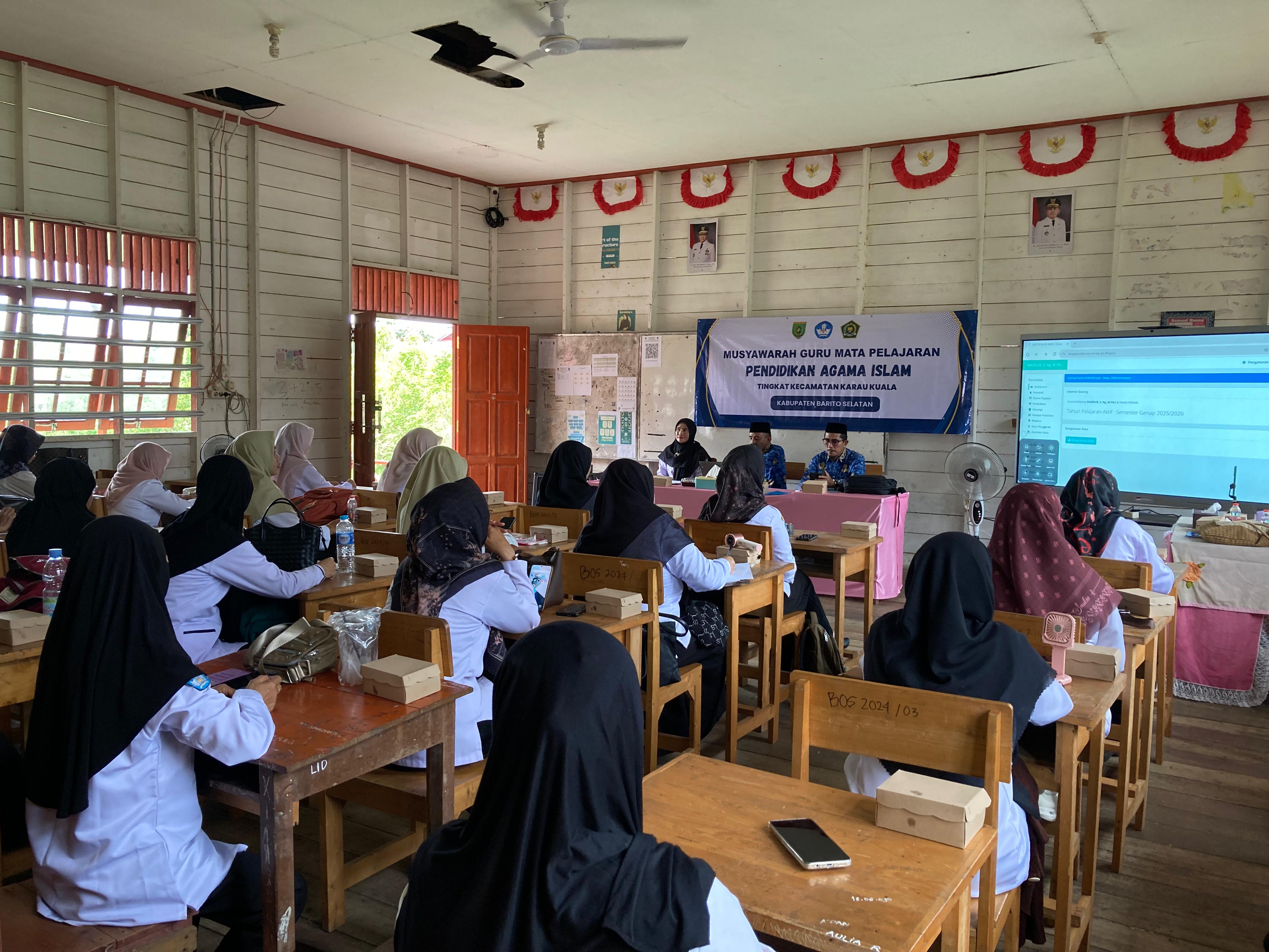 Bahas Integrasi KBC, Pengawas PAI Dorong MGMP Jadi Ruang Upgrade Pembelajaran