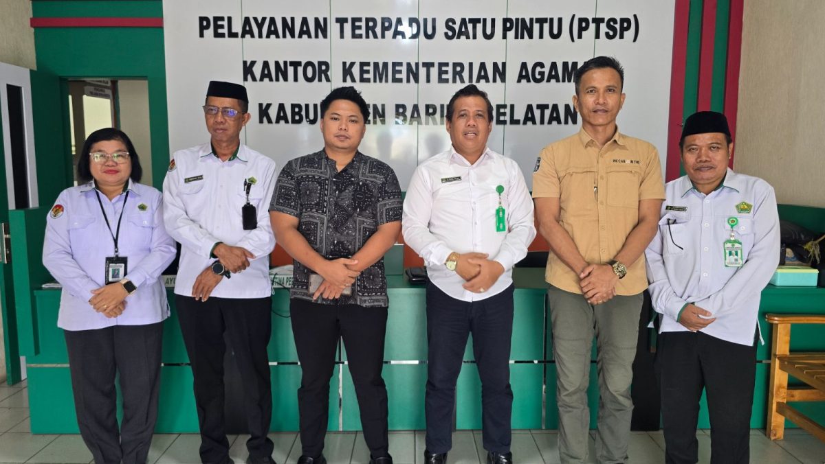 Silaturahmi Bin ke ke kantor kementrian agama buntok