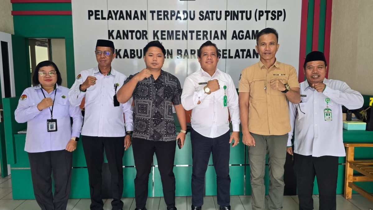 Silaturahmi Bin ke ke kantor kementrian agama buntok