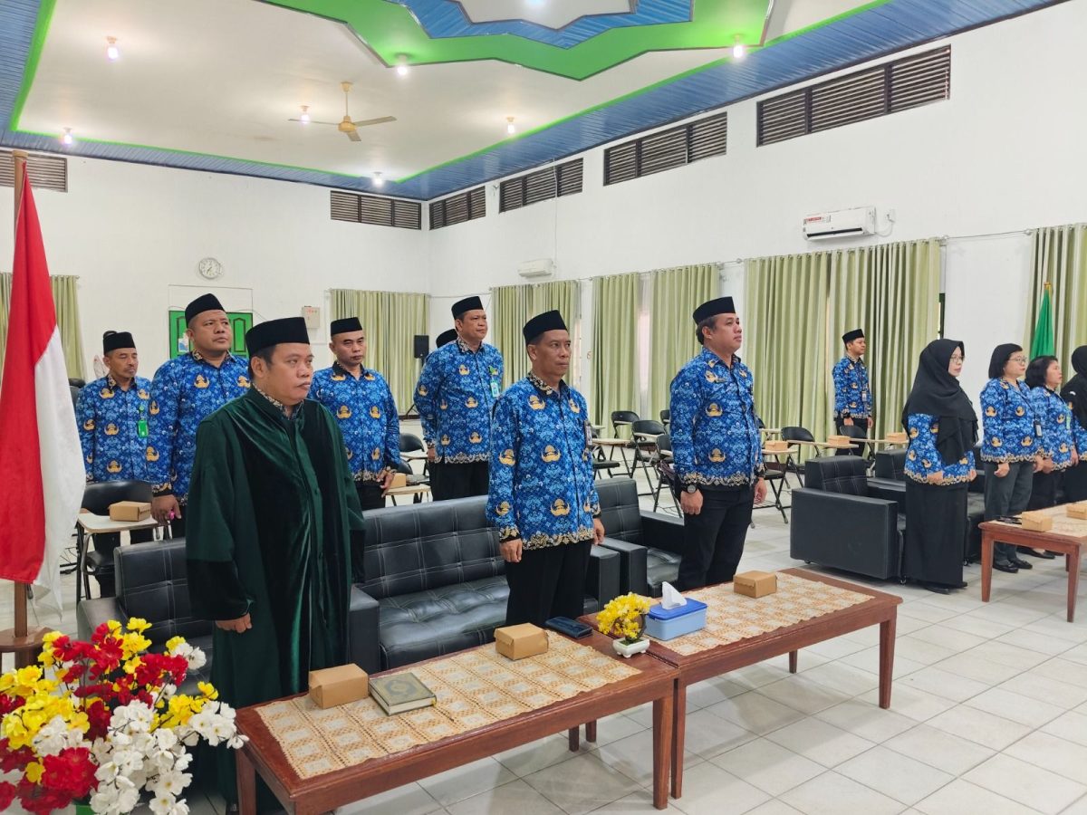 Pelantikan Serentak se-Kalteng, Tiga ASN Kemenag Barsel Sandang Jabatan Fungsional