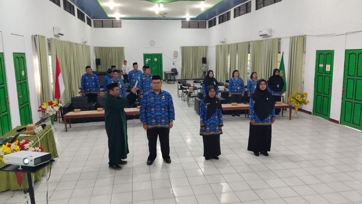 Pelantikan Serentak se-Kalteng, Tiga ASN Kemenag Barsel Sandang Jabatan Fungsional