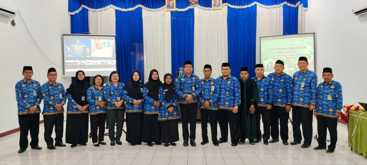 Pelantikan Serentak se-Kalteng, Tiga ASN Kemenag Barsel Sandang Jabatan Fungsional